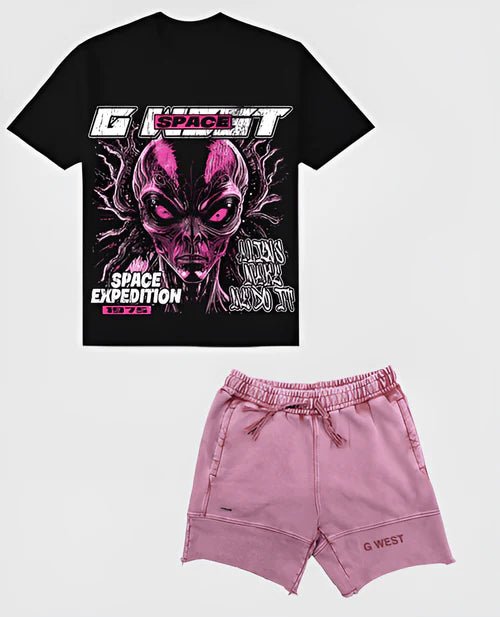 G West Space Expedition Oversized Tee & Short Set - G West