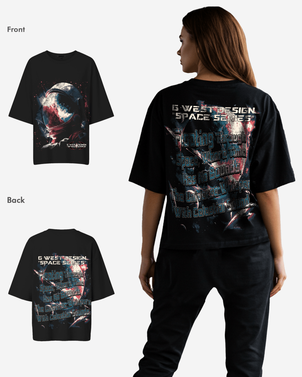 G West Space Series Premium Oversized Tee - WOMEN - G West
