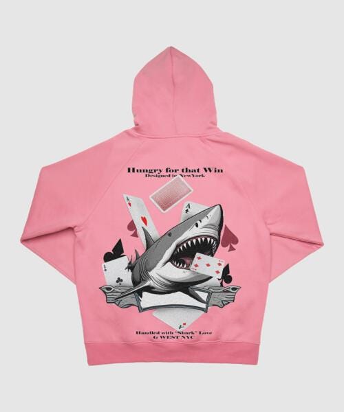 G West Spade Of Sharks Hoodie : Gwhlhd9024 - 5 Colors - G West