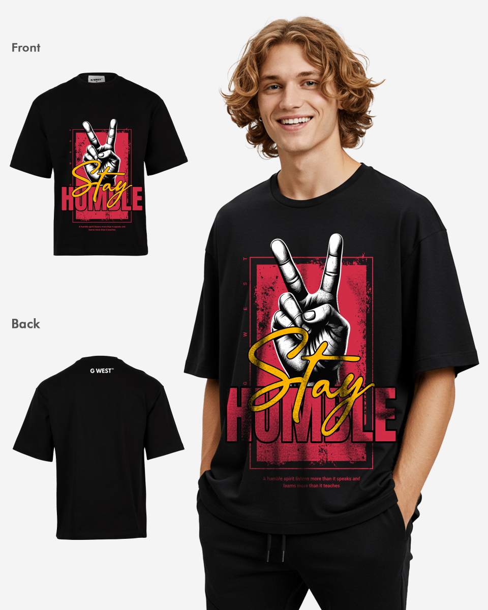 G - WEST STAY HUMBLE TEE GWROJMT149 - G West