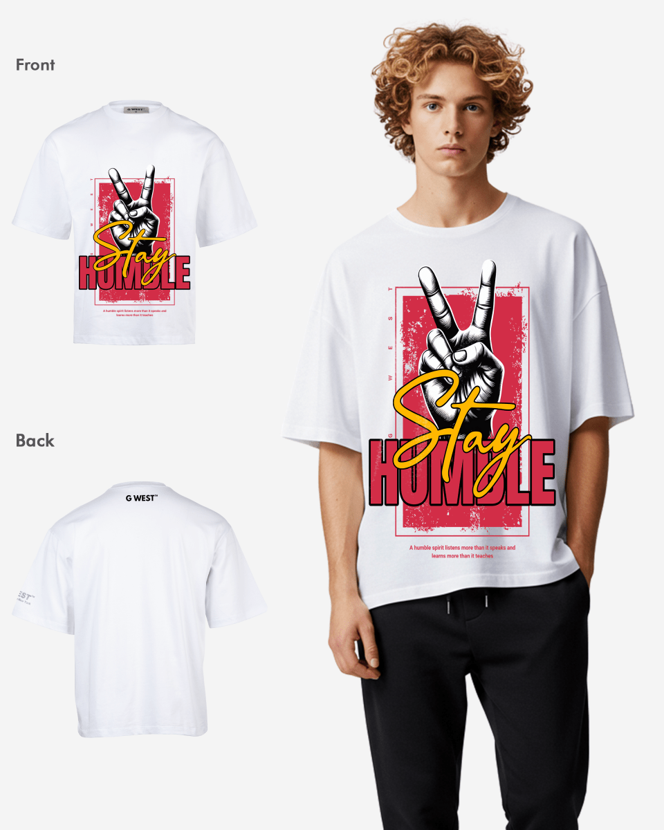 G - WEST STAY HUMBLE TEE GWROJMT149 - G West