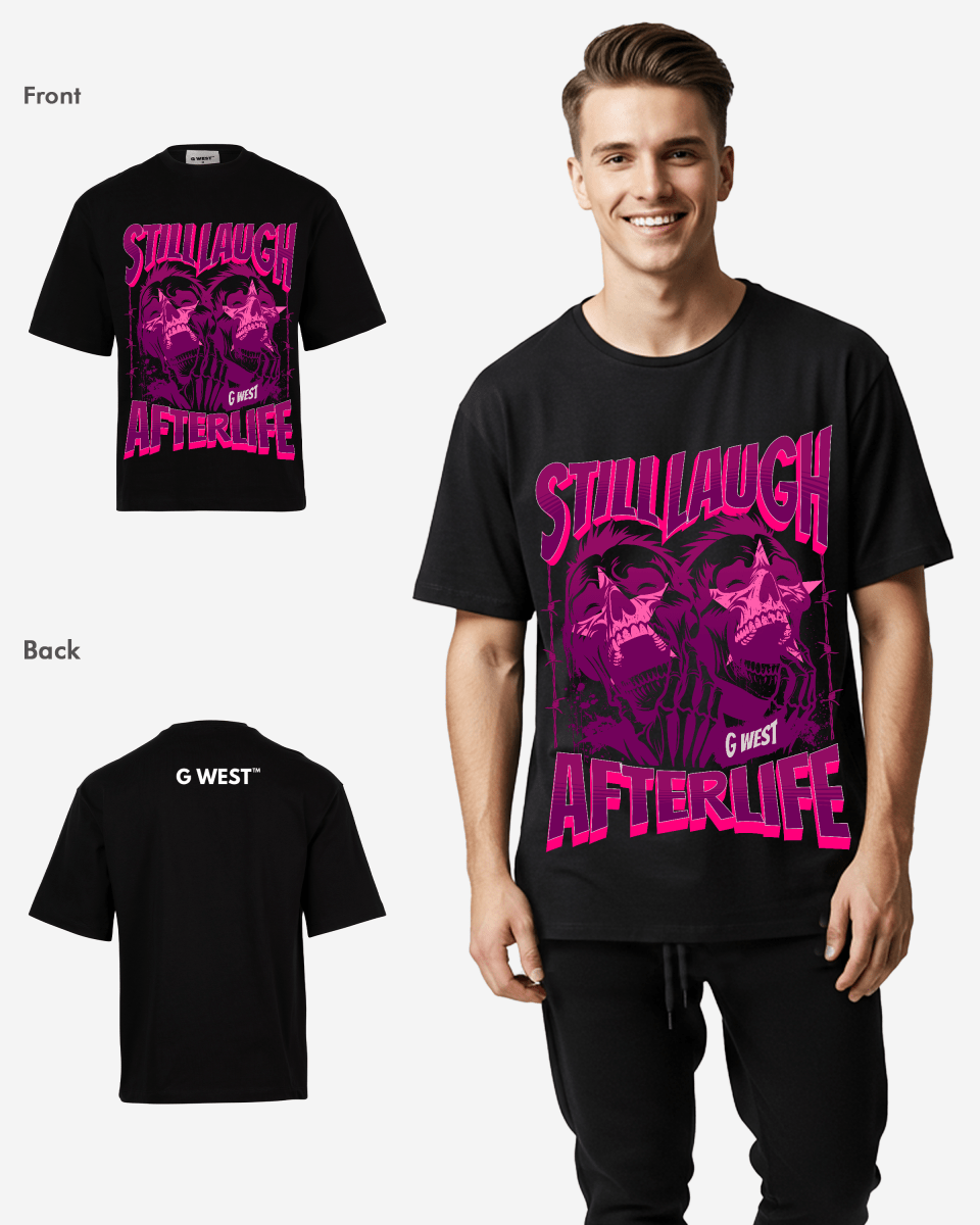 G - WEST STILLLAUGH AFTERLIFE OVERSIZED TEE GWROJMT84 - G West