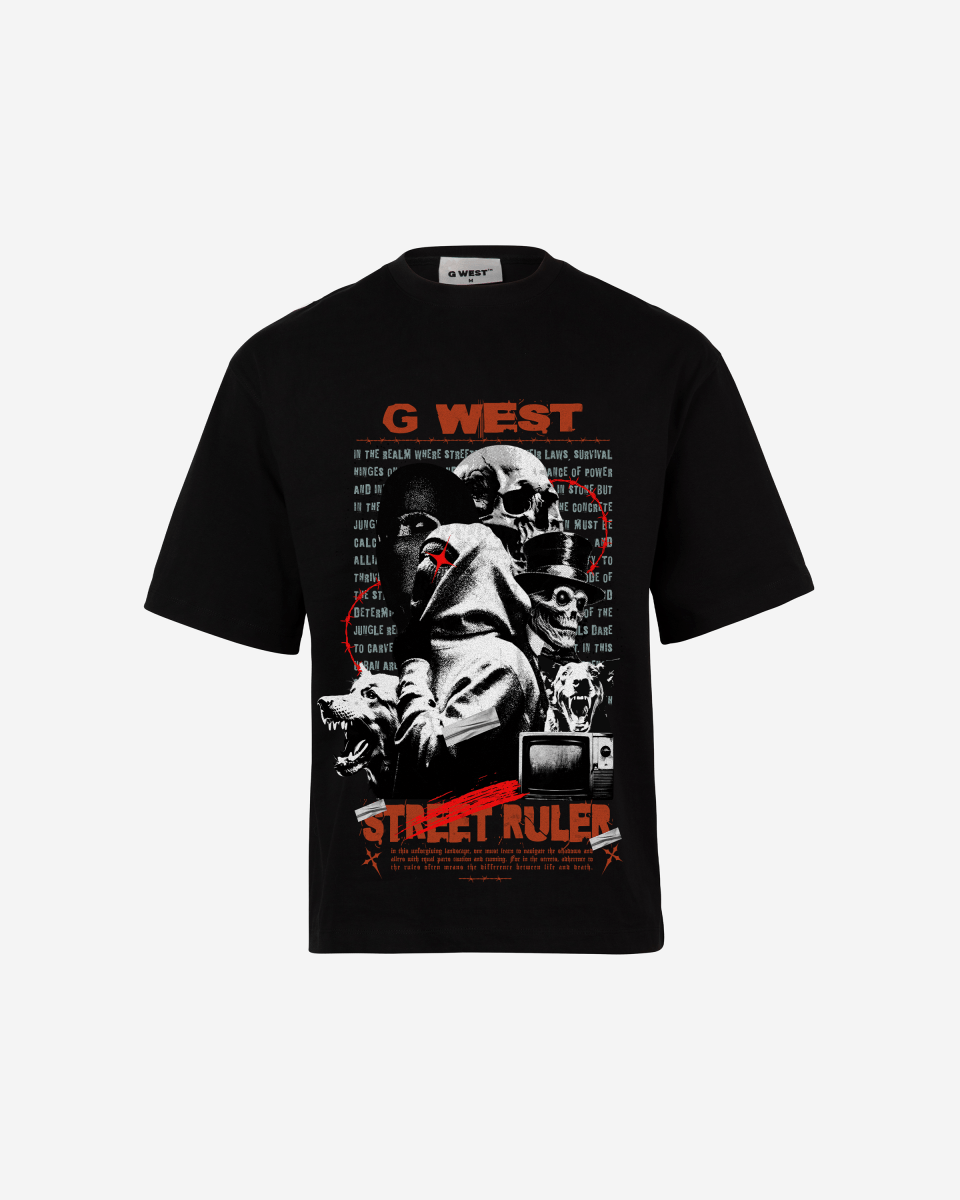 G - WEST STREET RULER OVERSIZED TEE GWROJMT90 - G West