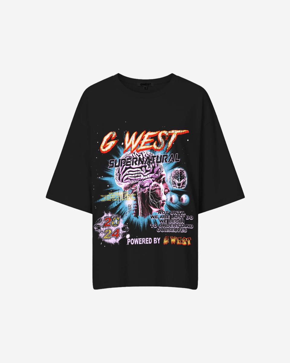 G West Supernatural Acid Wash Premium Oversized Tee - WOMEN - G West