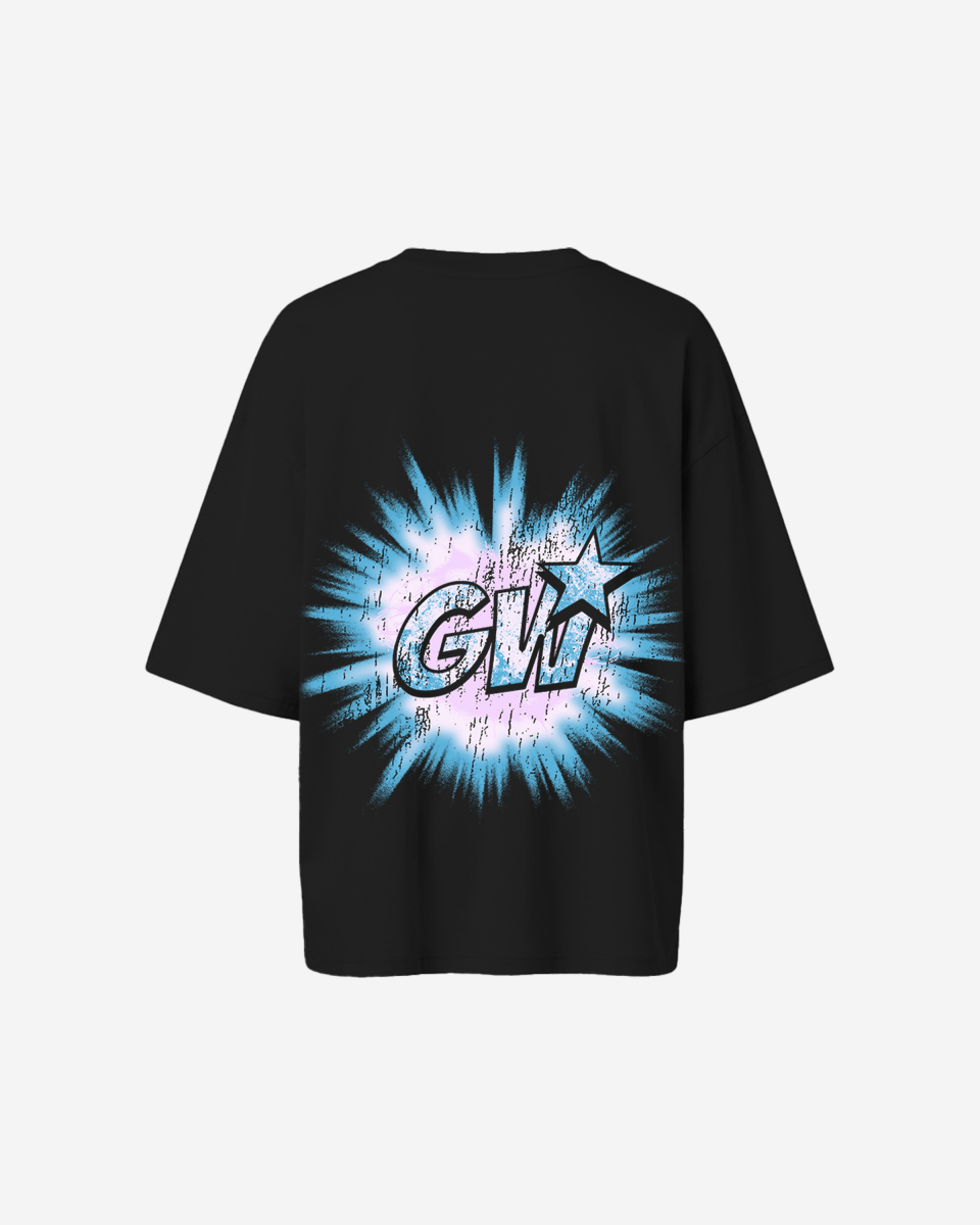 G West Supernatural Acid Wash Premium Oversized Tee - WOMEN - G West