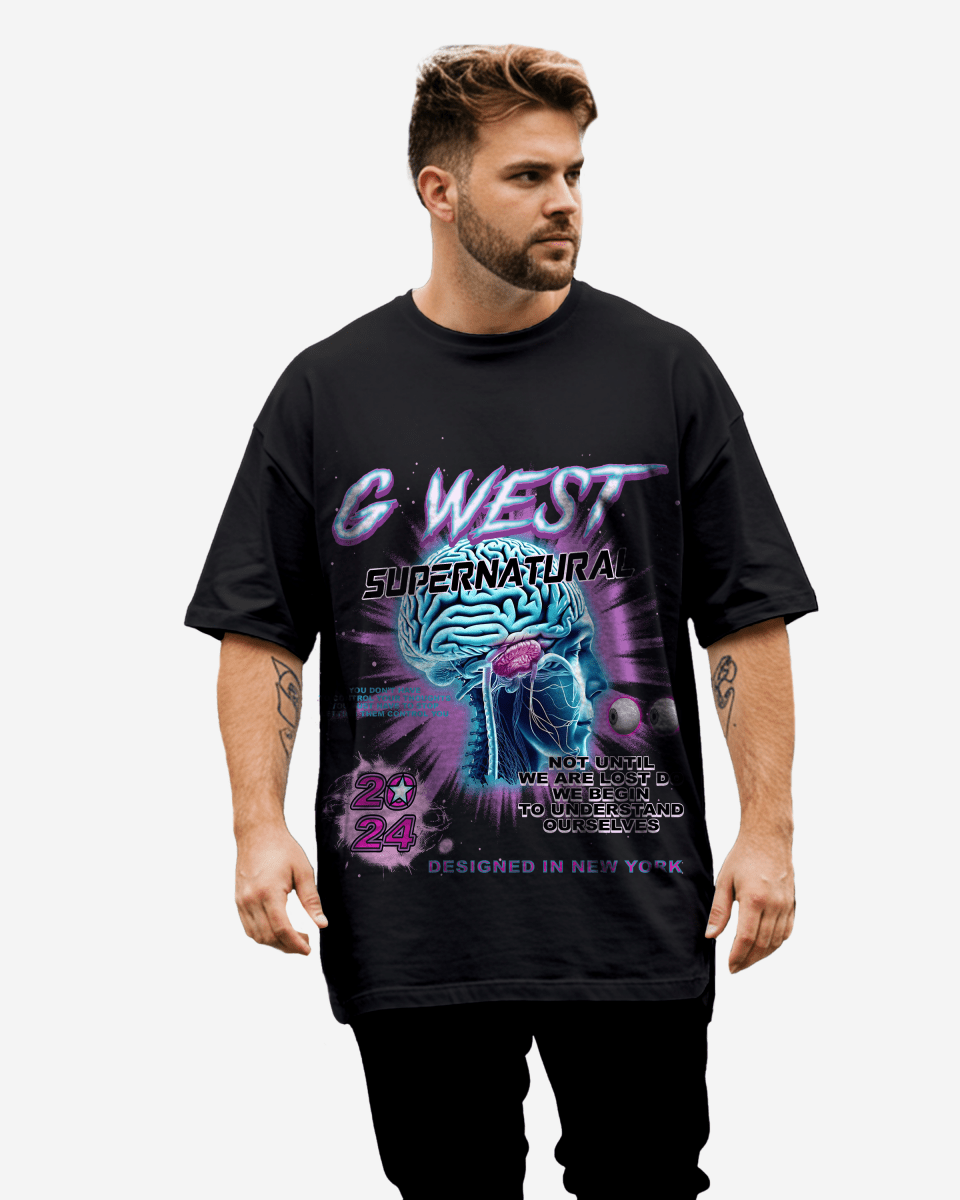 Big and Tall Urban Fashion Black Tee