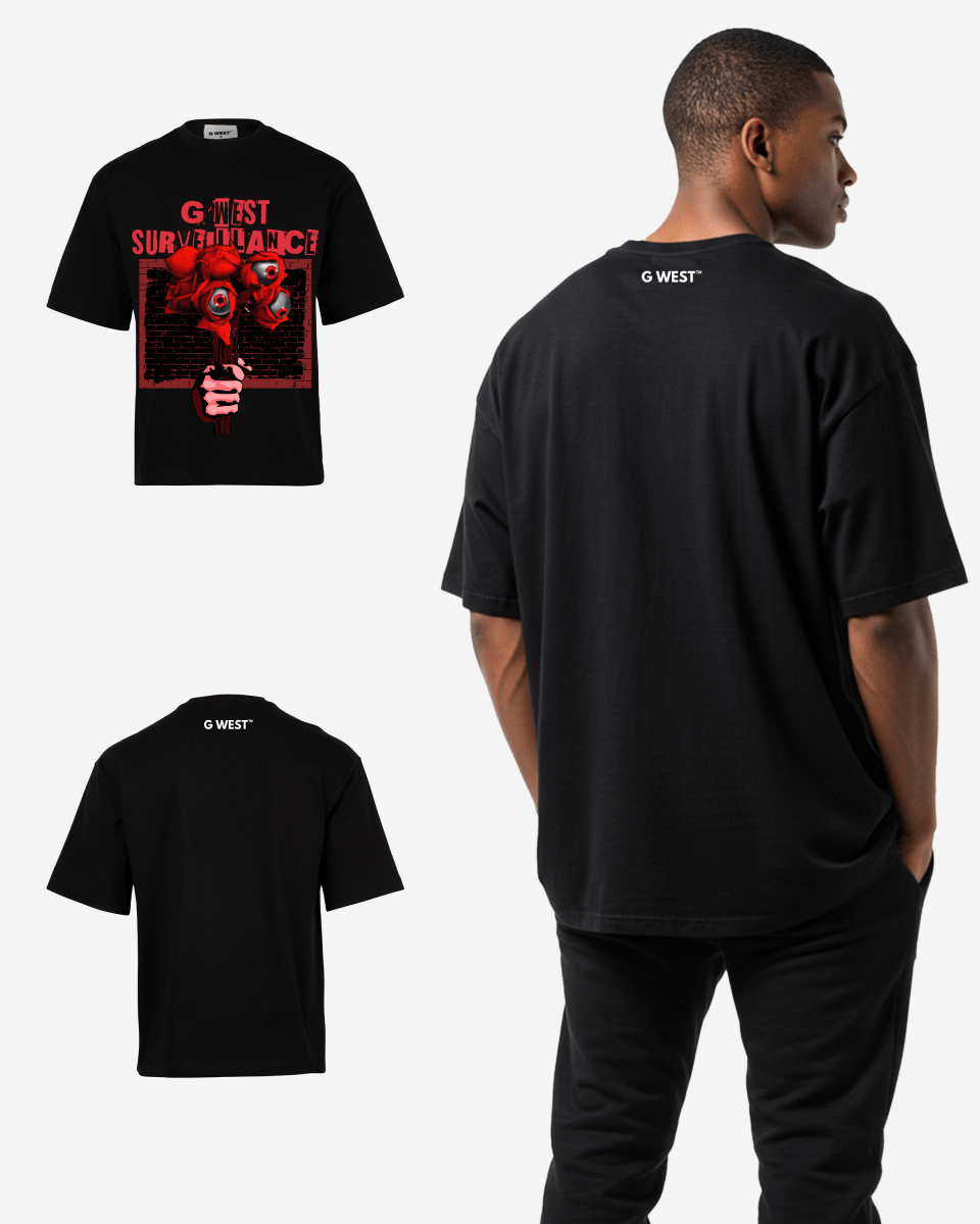 G - WEST SURVEILLANCE OVERSIZED TEE GWROJMT60 - G West