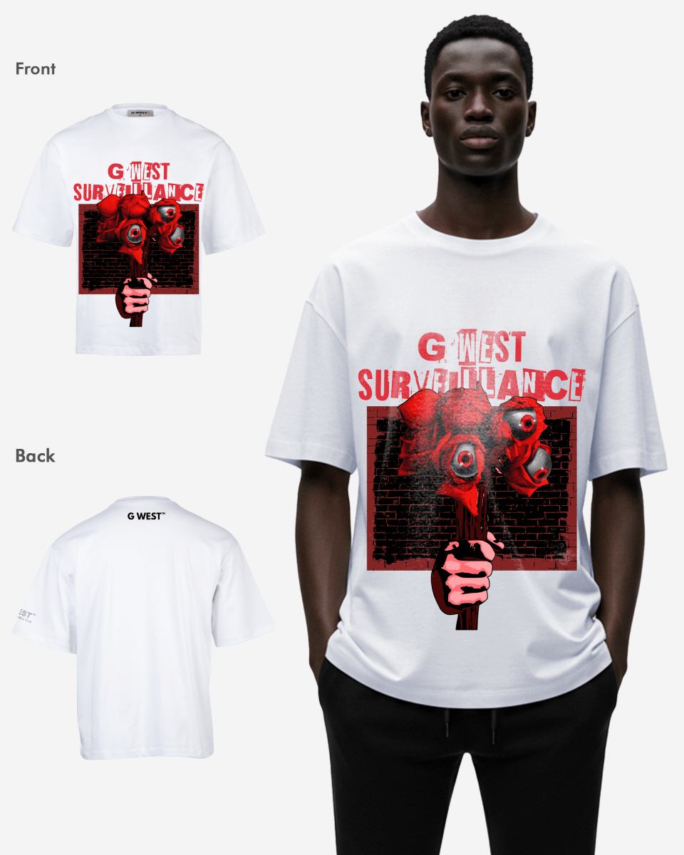 G - WEST SURVEILLANCE OVERSIZED TEE GWROJMT60 - G West