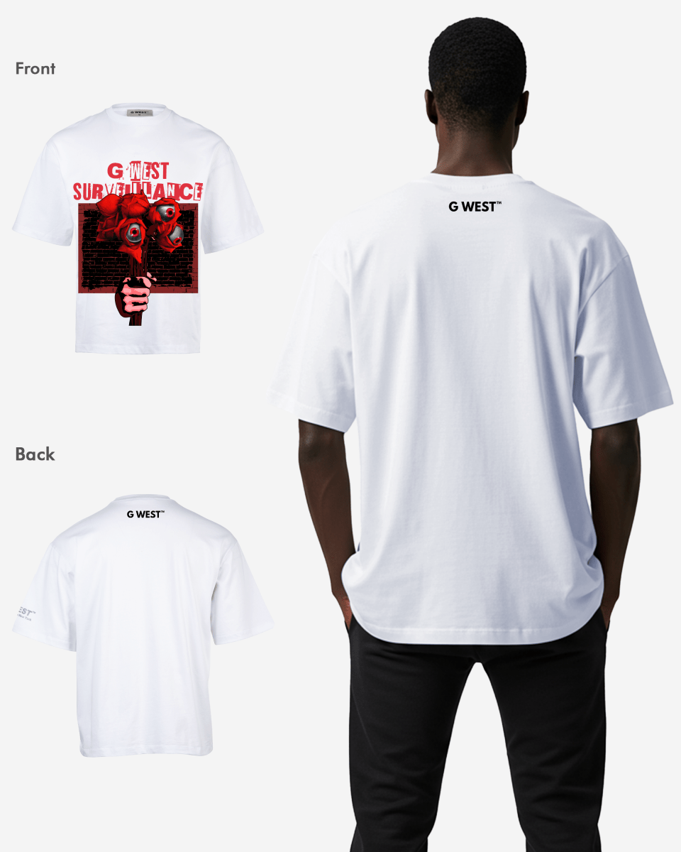 G - WEST SURVEILLANCE OVERSIZED TEE GWROJMT60 - G West