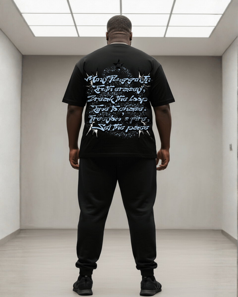 G West Swayed Big And Tall Oversized T-Shirt - G West