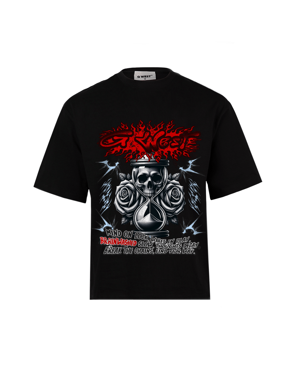 G West Swayed Big And Tall Oversized T-Shirt - G West