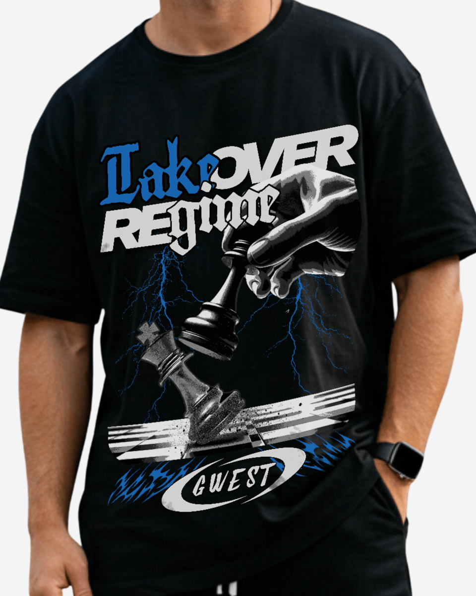 G West Take Over Regime Men's Oversized T-Shirt - G West