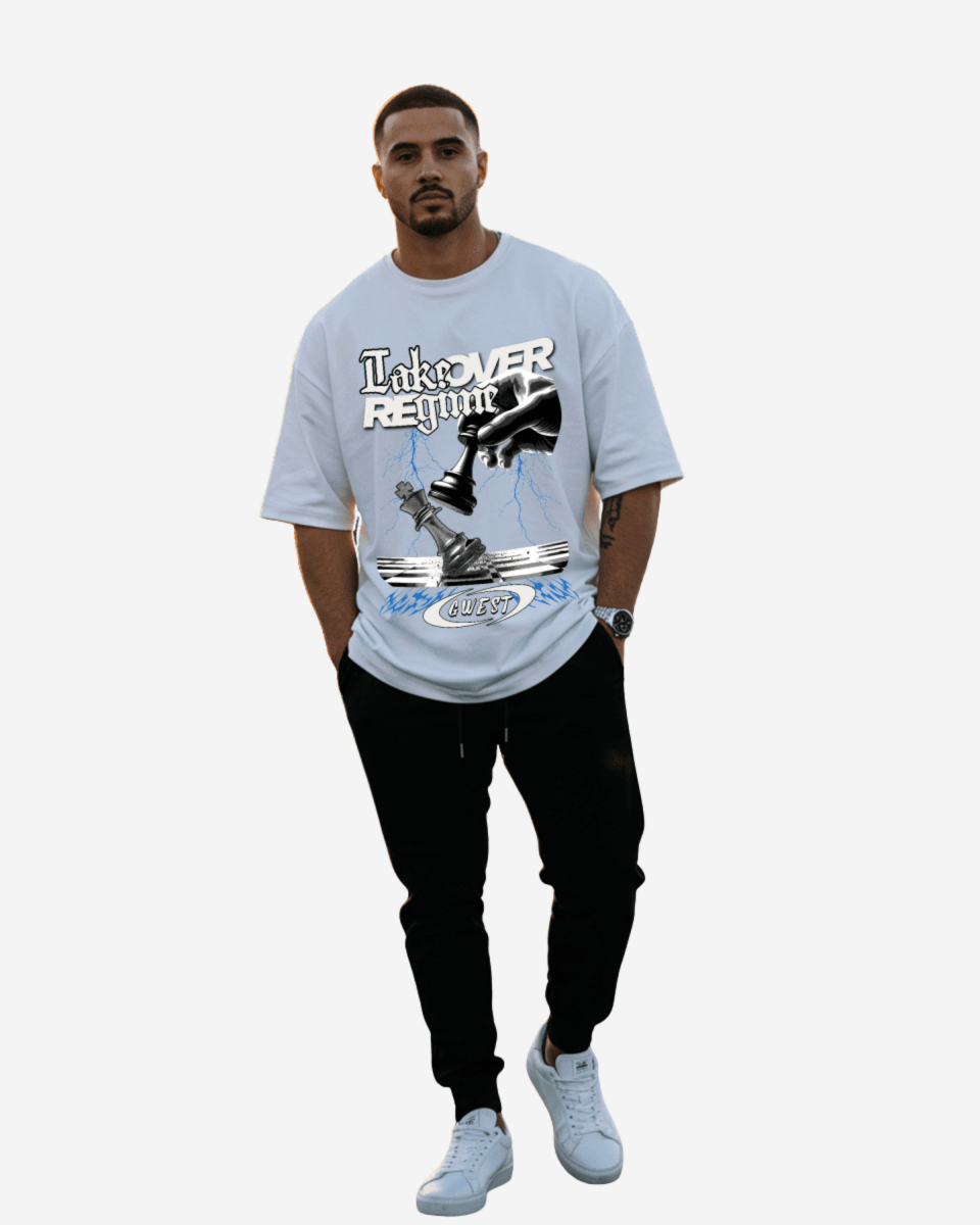 G West Take Over Regime Oversized Men's T-Shirt - G West