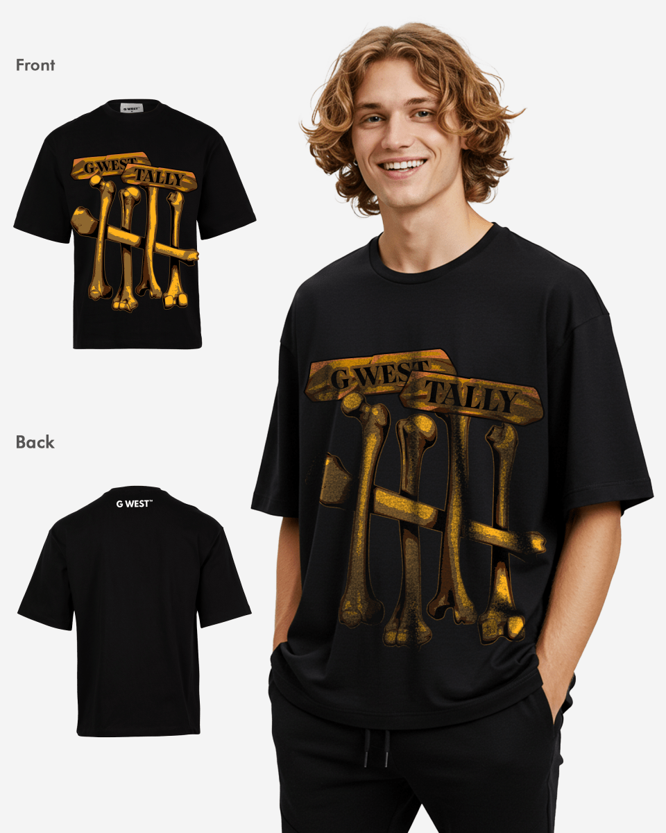 G WEST TALLY OVERSIZED TEE GWROJMT64 - G West