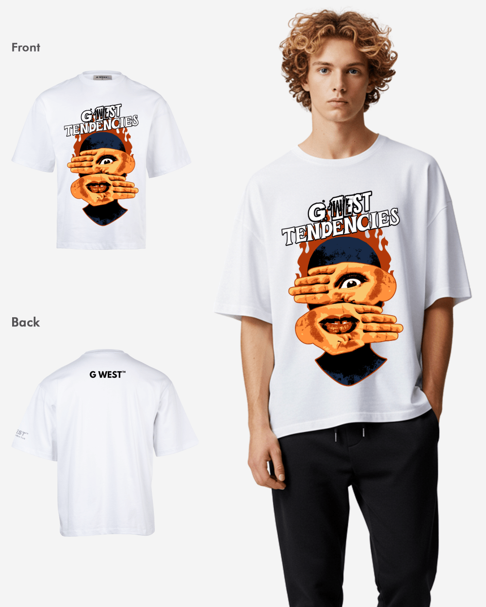 G - WEST TENDENCIES OVERSIZED TEE GWROJMT79 - G West