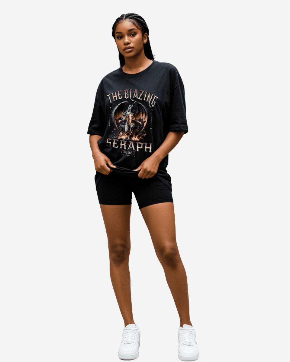 G West The Blazing Seraph Oversized Women's T-Shirt - G West