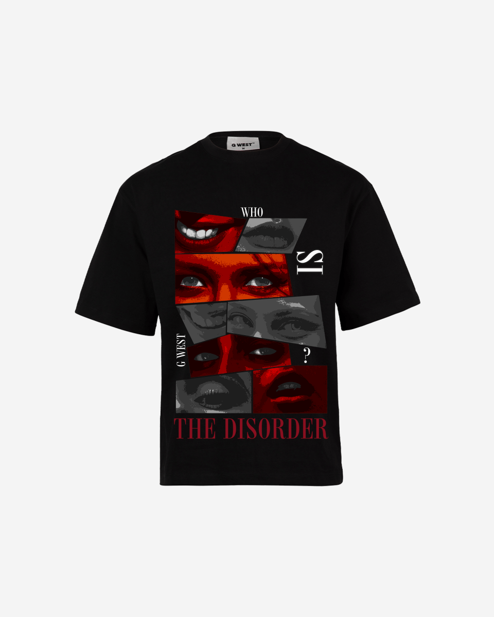 G - WEST The DisorderOversized Tee - GWROJMT3 - G West