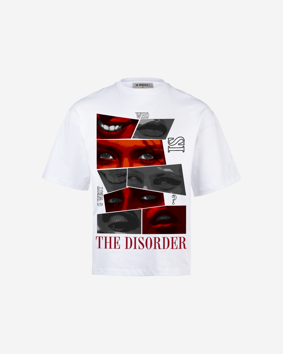 G - WEST The DisorderOversized Tee - GWROJMT3 - G West