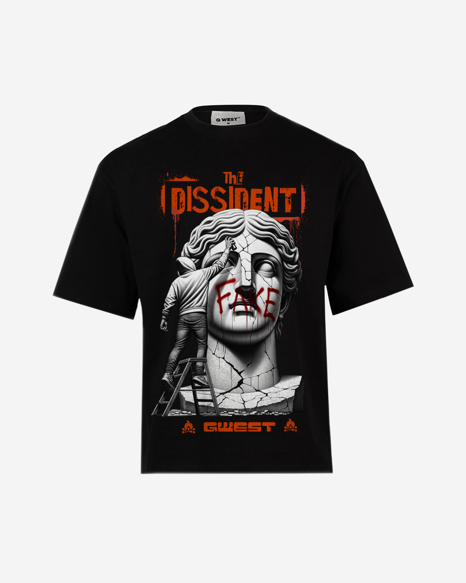 G West The Dissident Big And Tall Oversized T-Shirt - G West