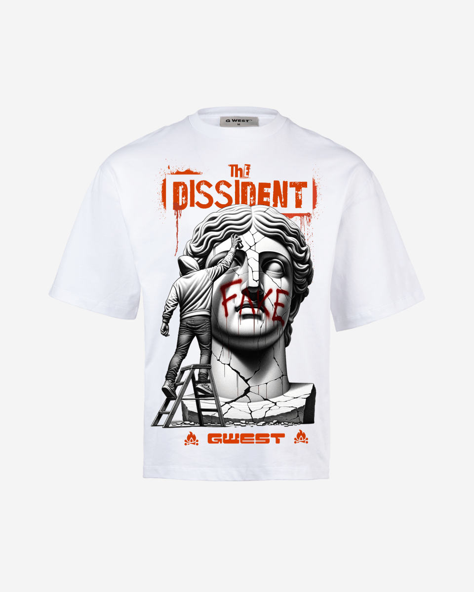 G West The Dissident Big And Tall Oversized T-Shirt - G West
