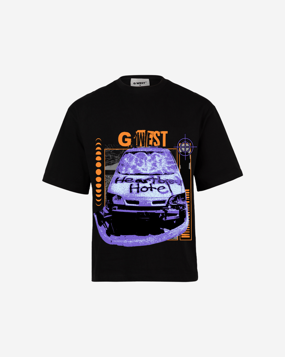 G West the heartbreak ride Oversized Tee GWROJMT38 - G West