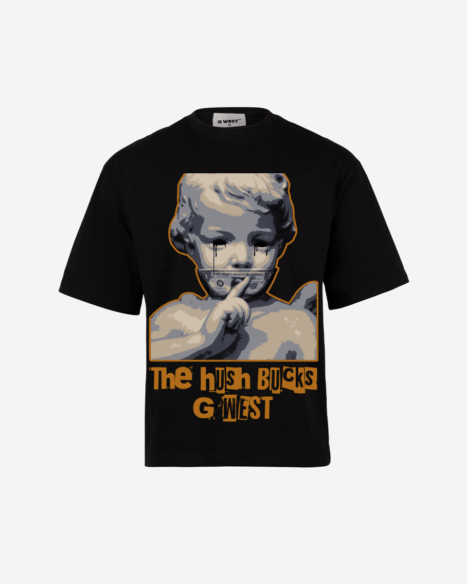 G - WEST The Hush Bucks Oversized Tee - GWROJMT9 - G West