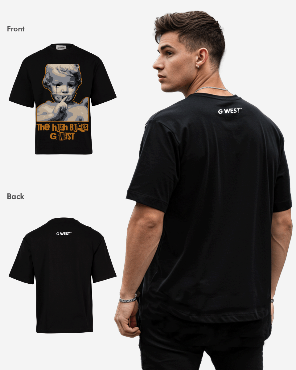 G - WEST The Hush Bucks Oversized Tee - GWROJMT9 - G West