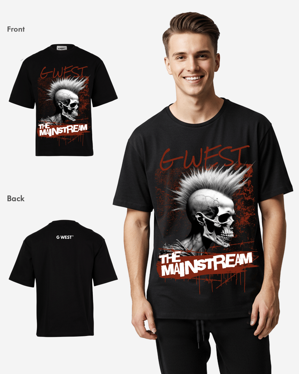 G - WEST THE MAINSTREAM OVERSIZED TEE GWROJMT118 - G West