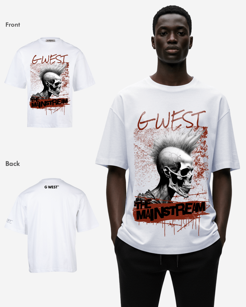 G - WEST THE MAINSTREAM OVERSIZED TEE GWROJMT118 - G West