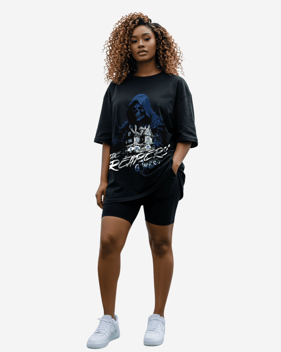 G West The Reaper's Oversized Women's T-Shirt - G West