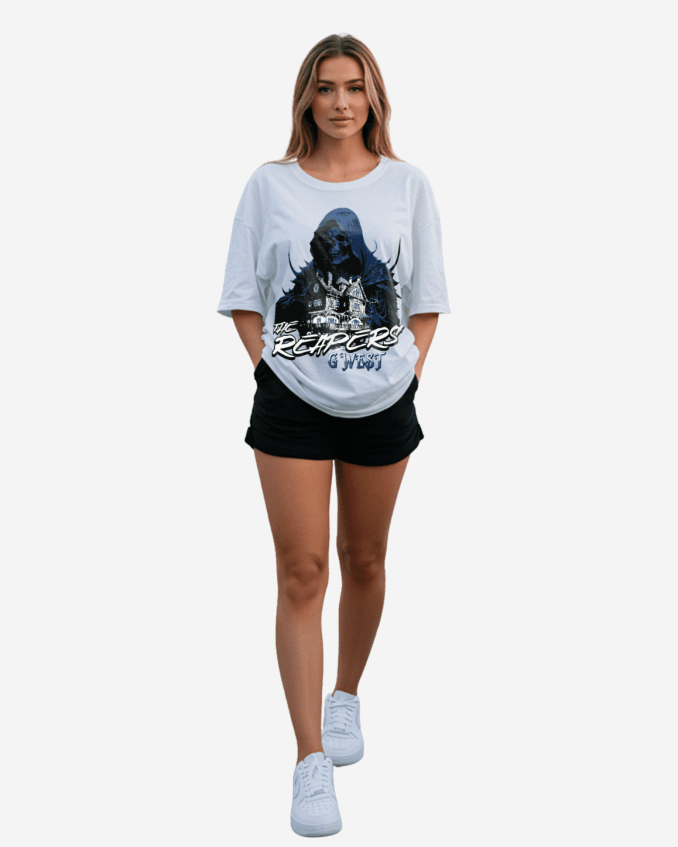 G West The Reaper's Oversized Women's T-Shirt - G West