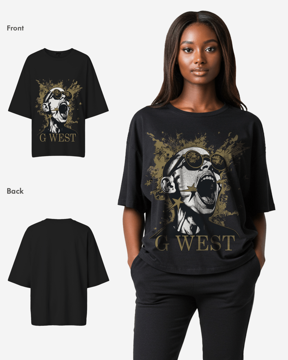 G West Too Loud Oversized Tee - WOMEN - G West