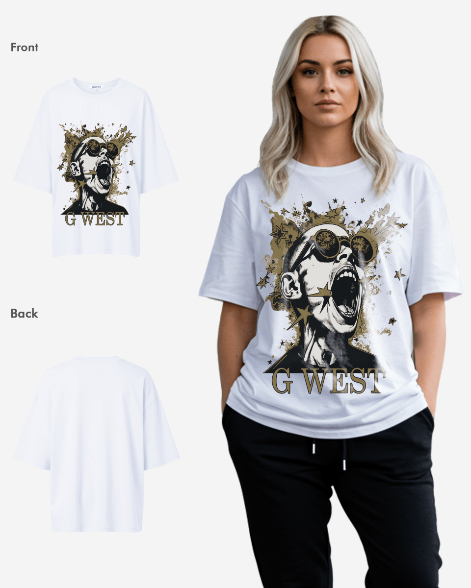 G West Too Loud Oversized Tee - WOMEN - G West