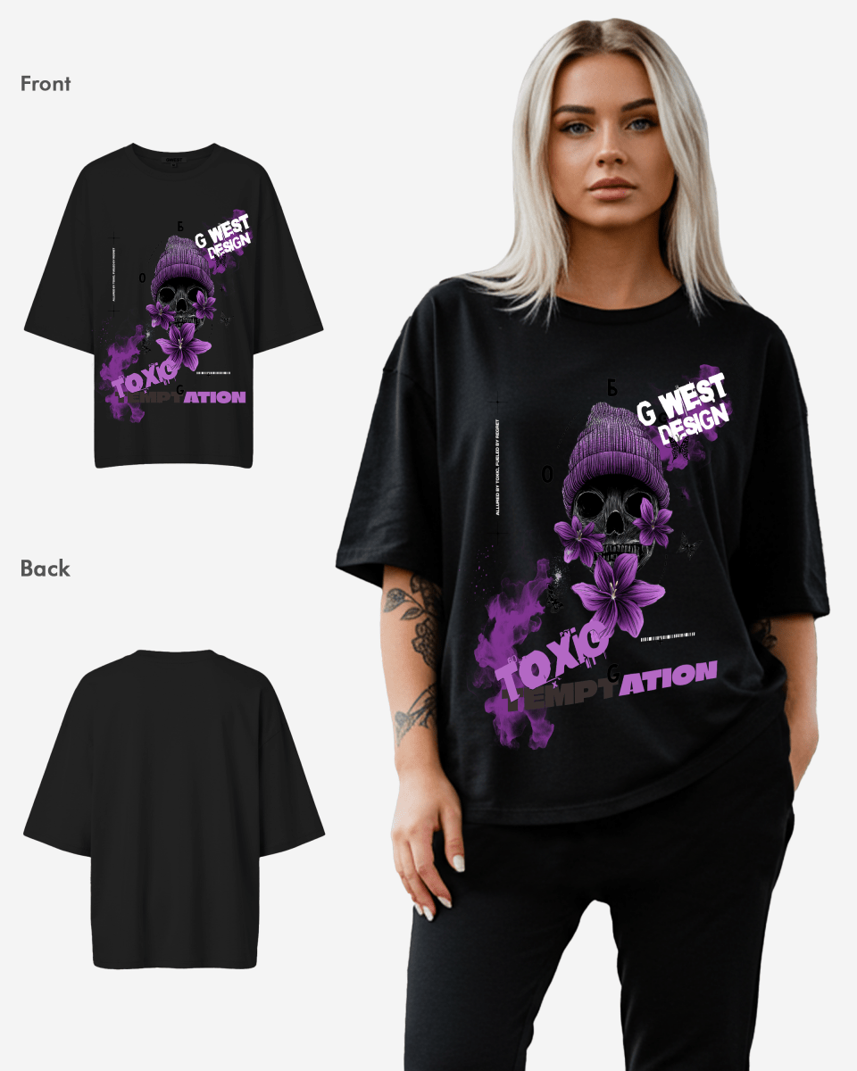 G West Toxic Oversized Tee - WOMEN - G West