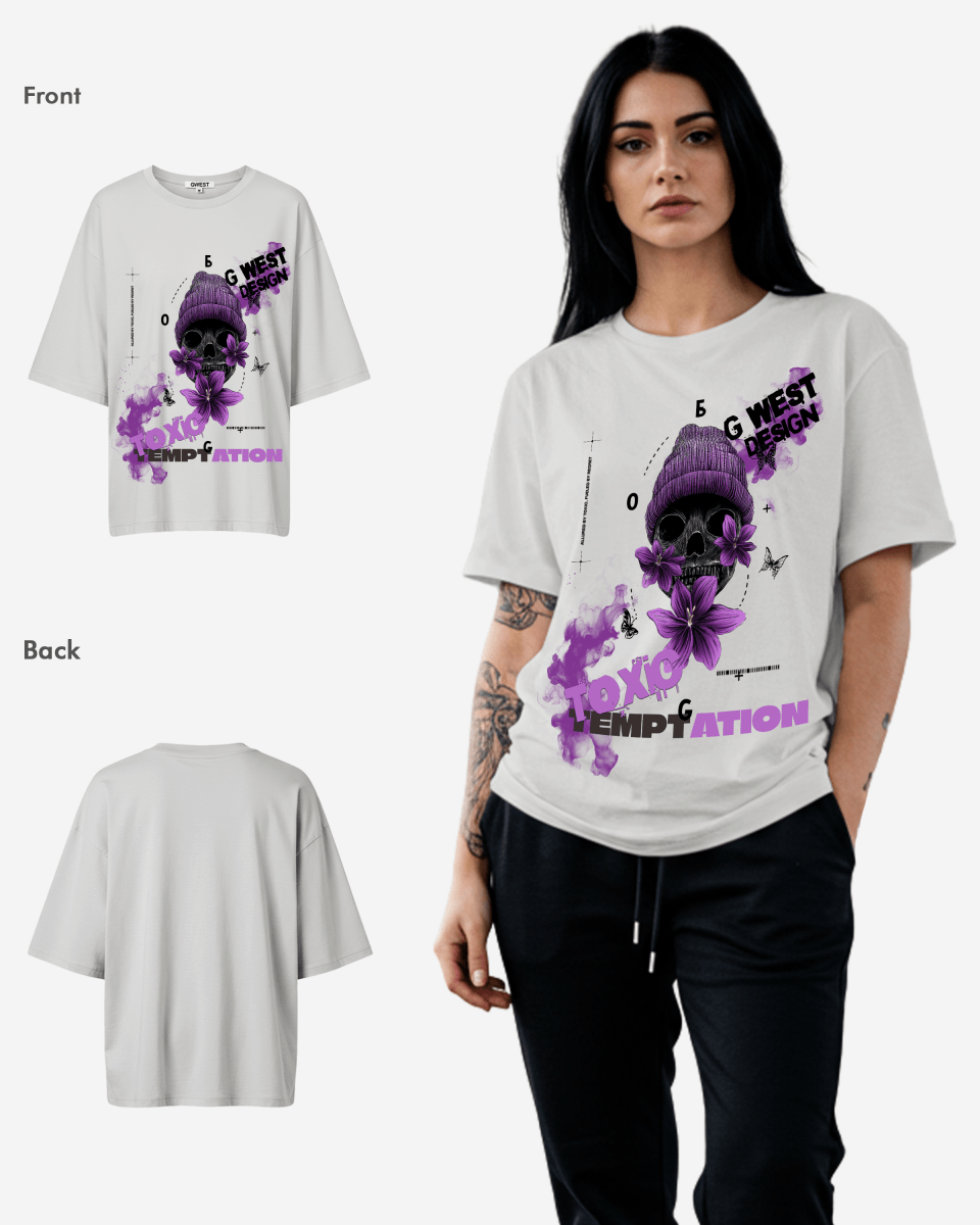G West Toxic Oversized Tee - WOMEN - G West