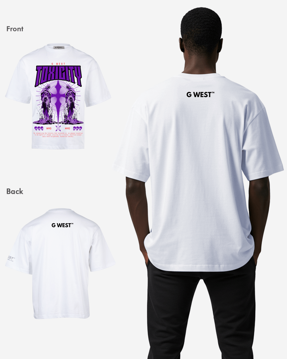 G - WEST TOXICITY OVERSIZED TEE GWROJMT194 - G West