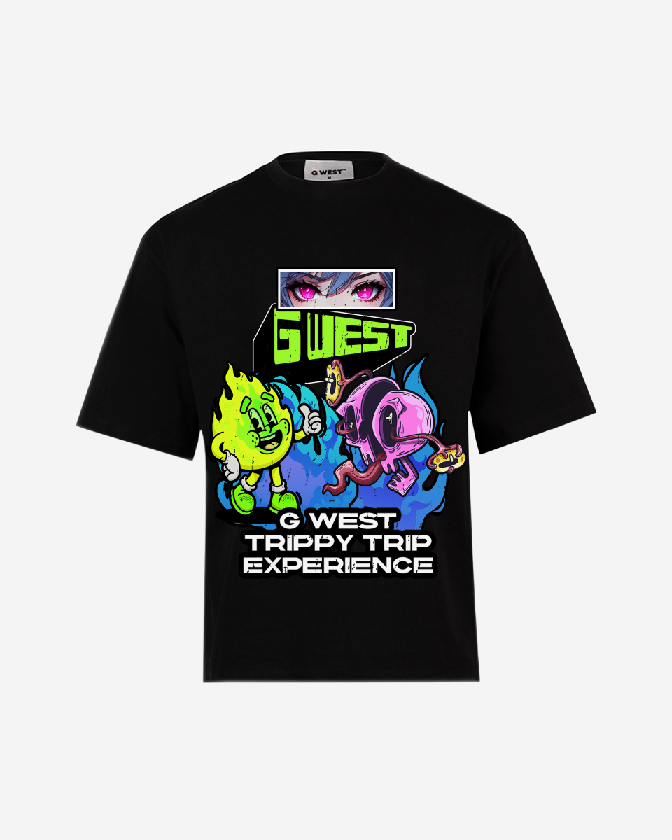 G West Trippy Trip 777 Big And Tall Oversized T-Shirt - G West