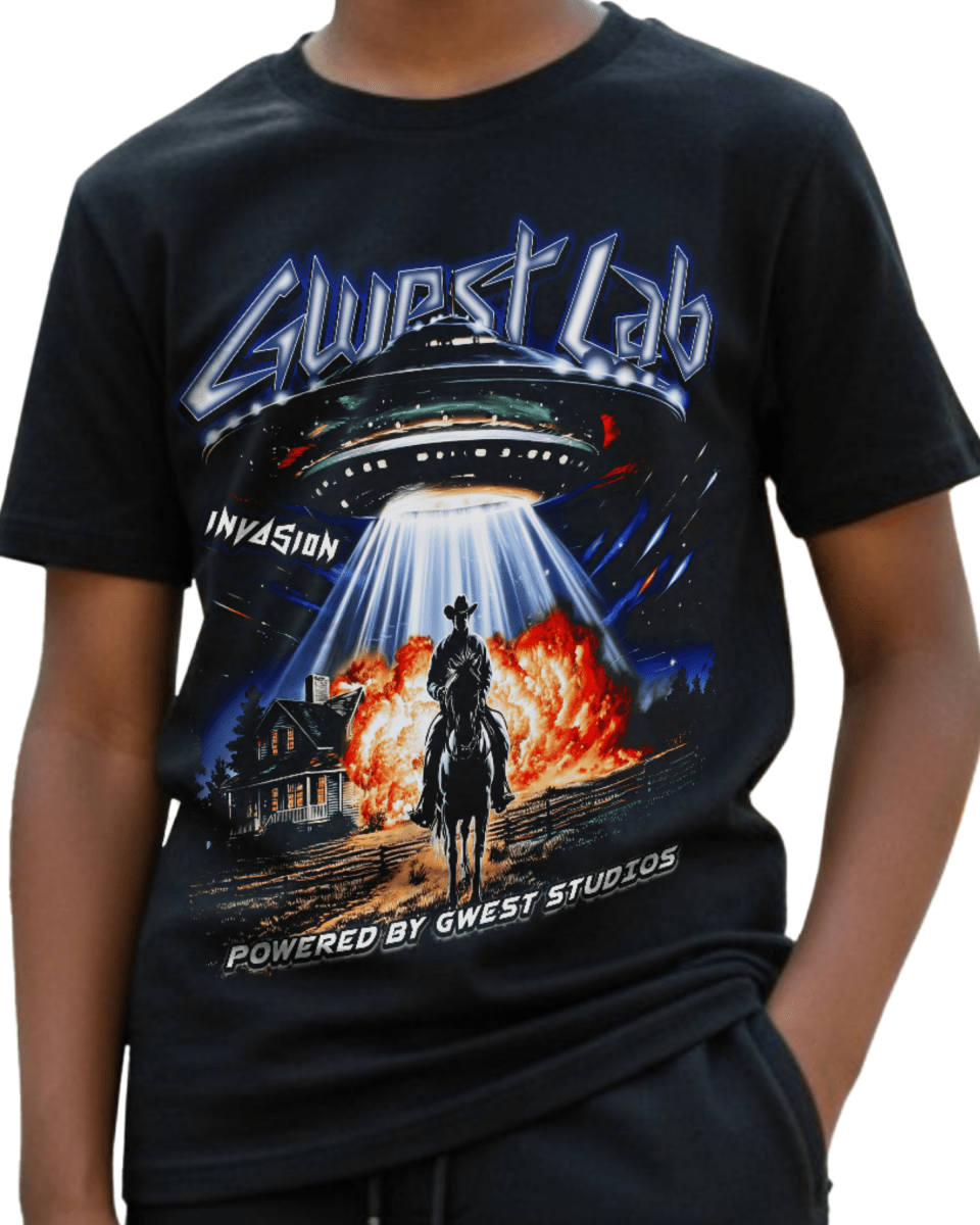 G West Ufo Cowboy Clash Kids T-Shirt - G West