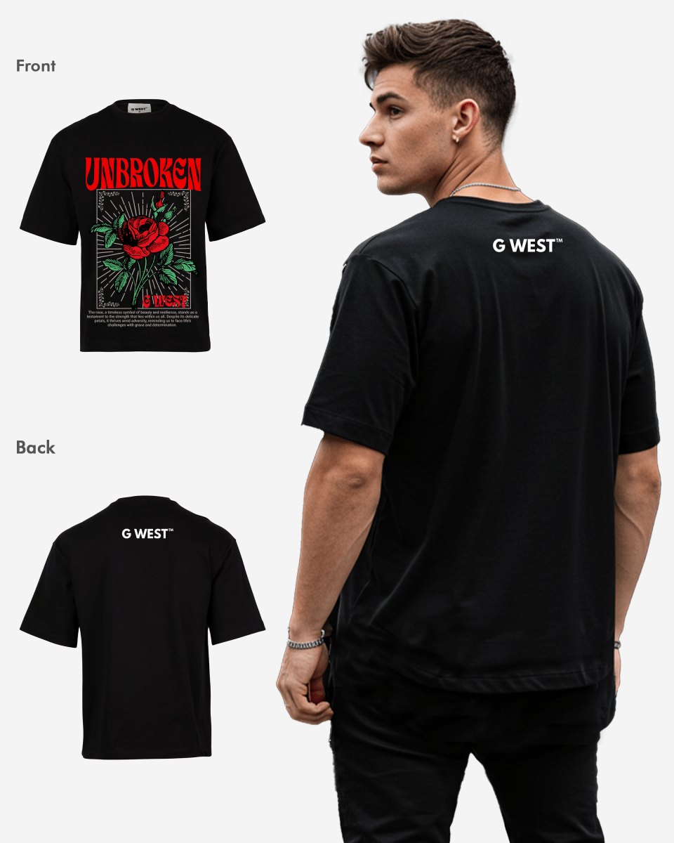 G - WEST UNBROKEN OVERSIZED TEE GWROJMT106 - G West