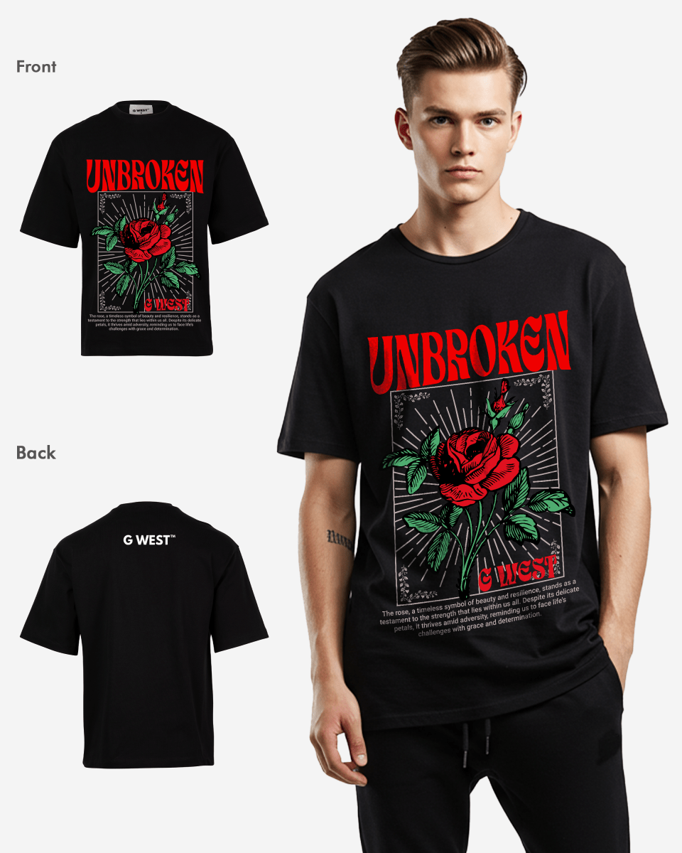 G - WEST UNBROKEN OVERSIZED TEE GWROJMT106 - G West