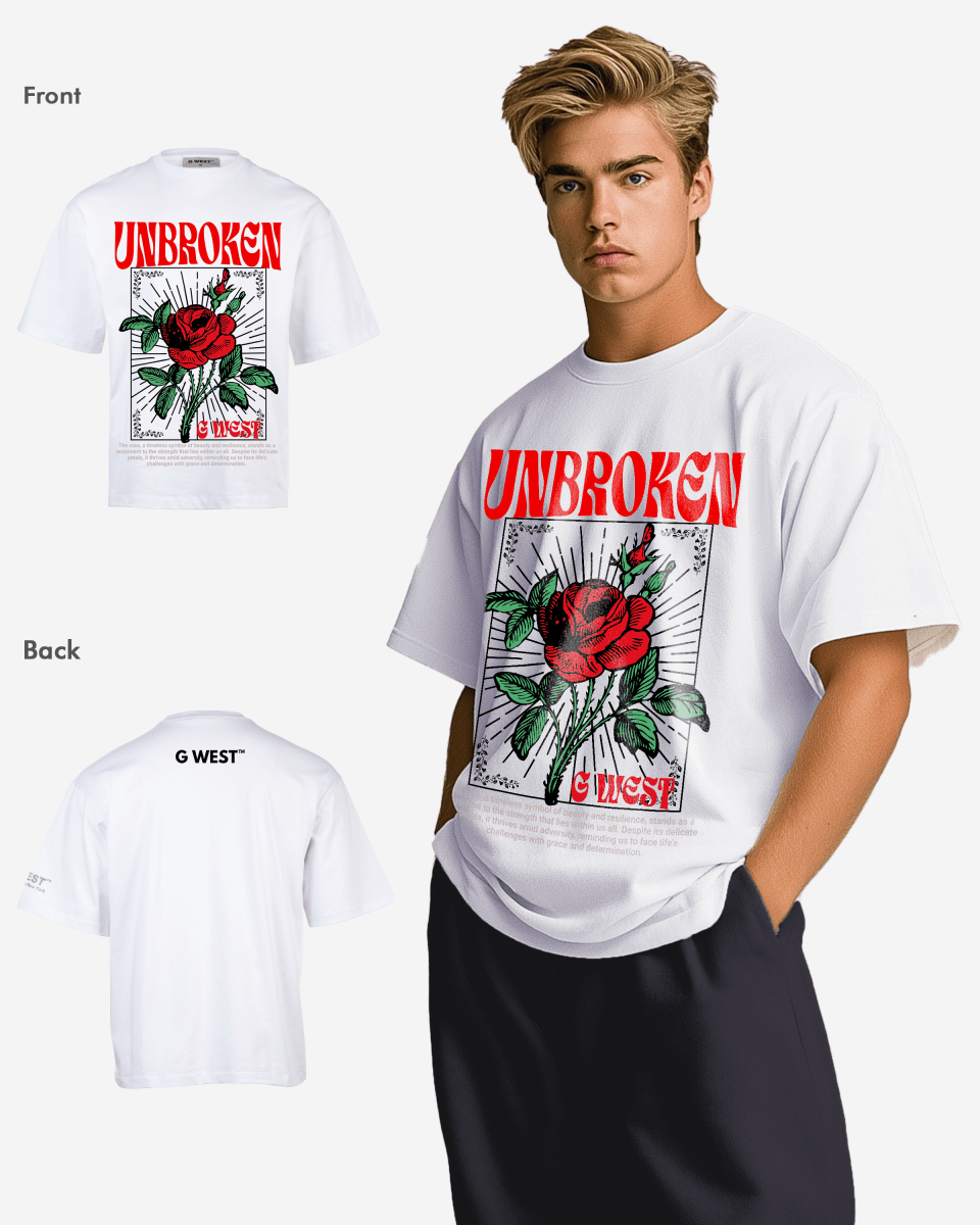 G - WEST UNBROKEN OVERSIZED TEE GWROJMT106 - G West