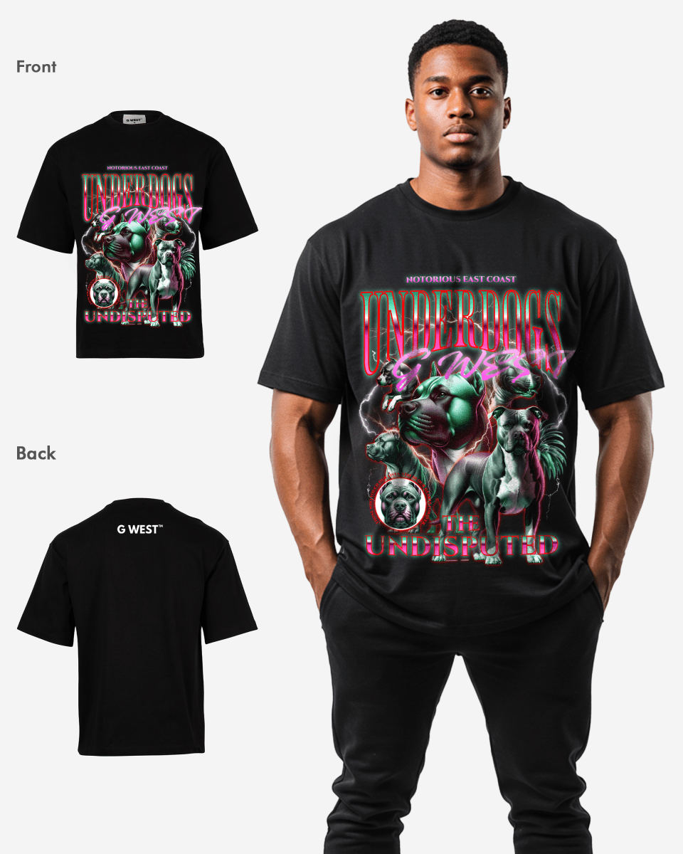 G - WEST UNDERDOGS OVERSIZED TEE GWROJMT195 - G West
