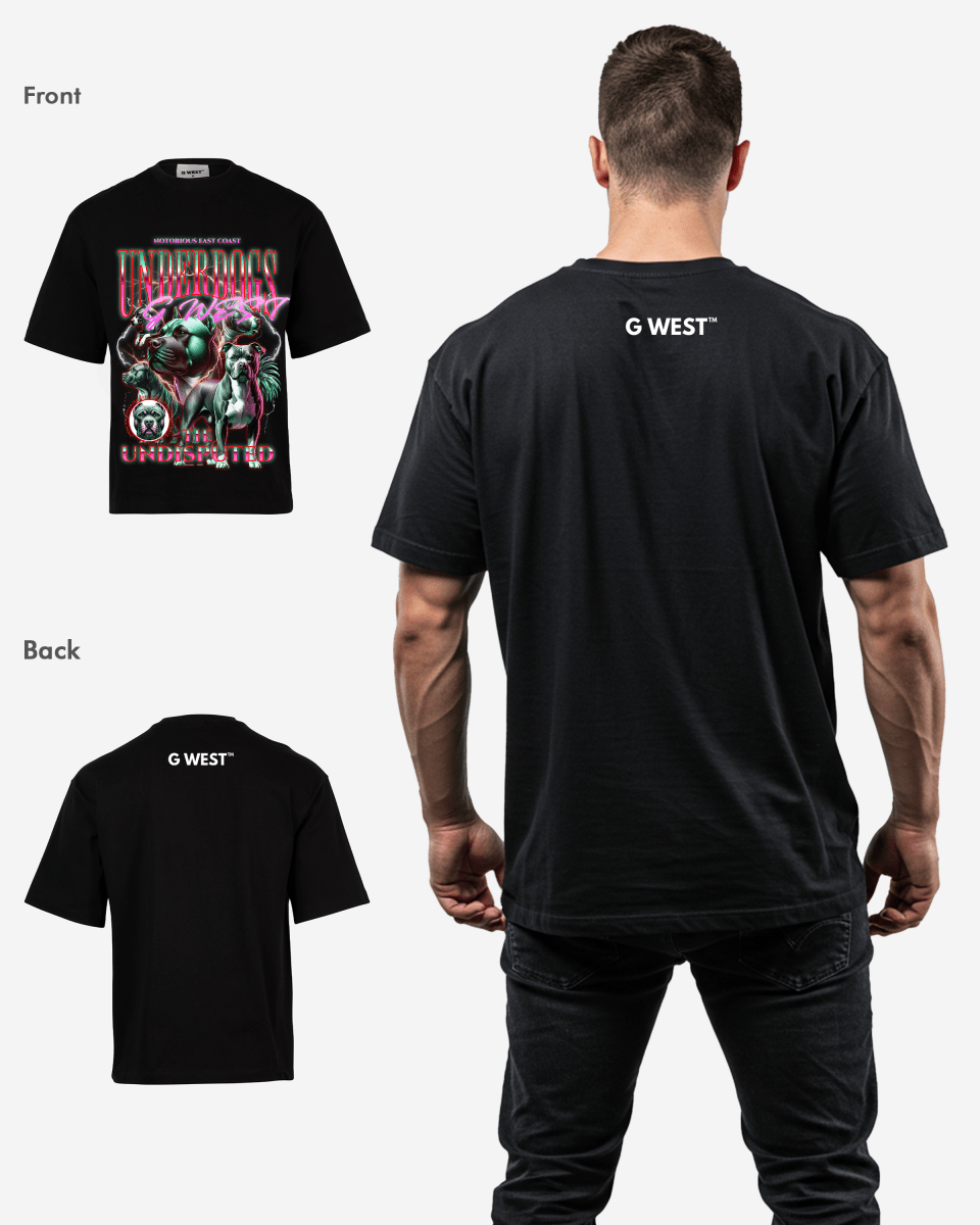 G - WEST UNDERDOGS OVERSIZED TEE GWROJMT195 - G West