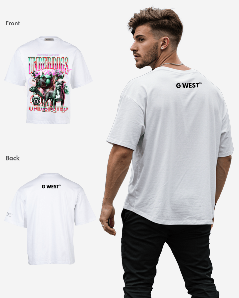 G - WEST UNDERDOGS OVERSIZED TEE GWROJMT195 - G West