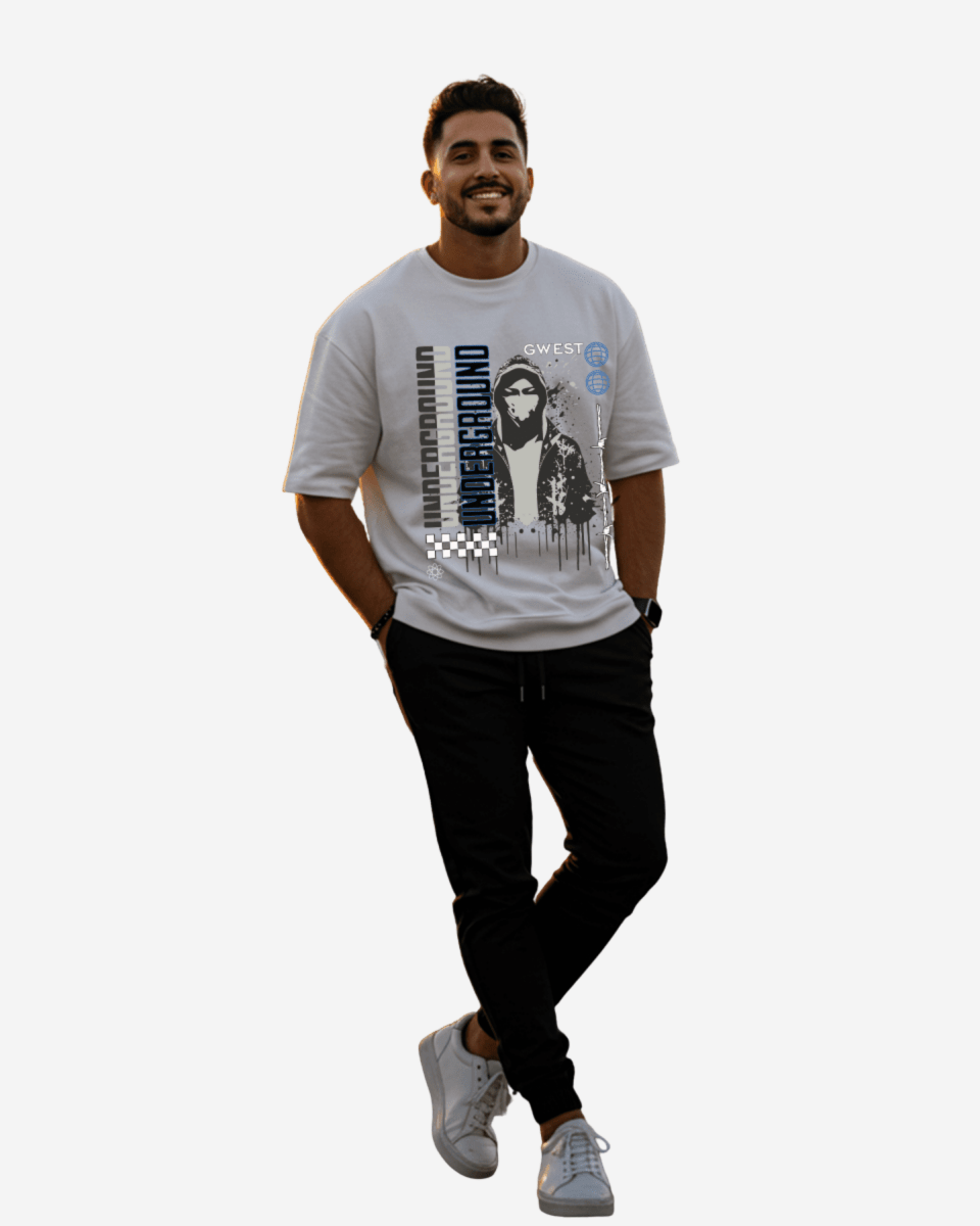 G West Underground Oversized Men's T-Shirt - G West