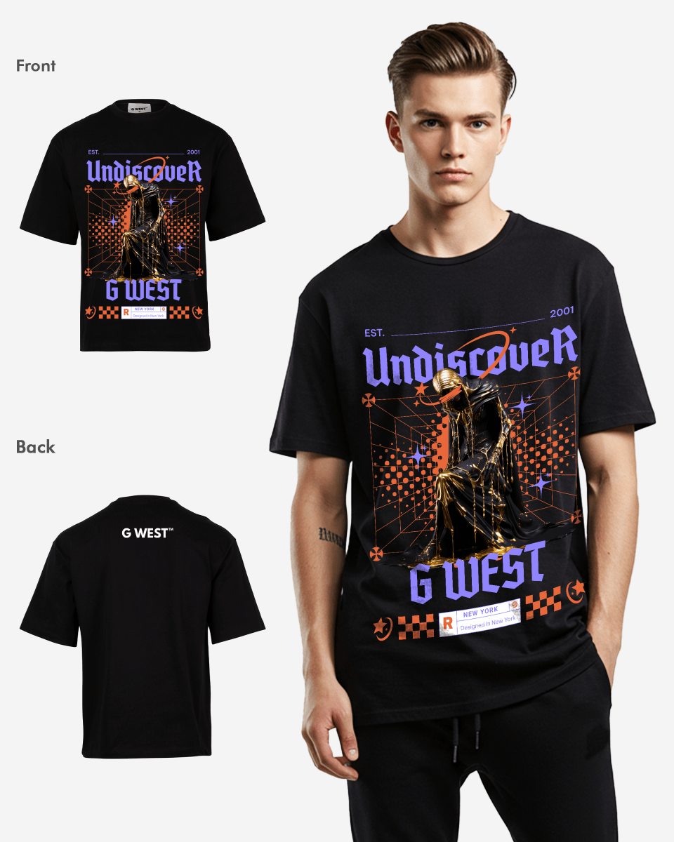 G - WEST UNDISCOVER OVERSIZED TEE GWROJMT164 - G West