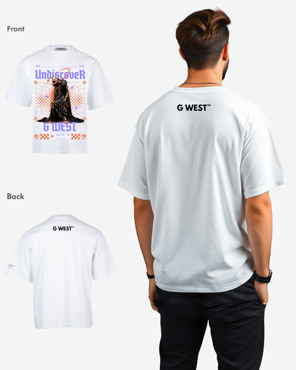 G - WEST UNDISCOVER OVERSIZED TEE GWROJMT164 - G West