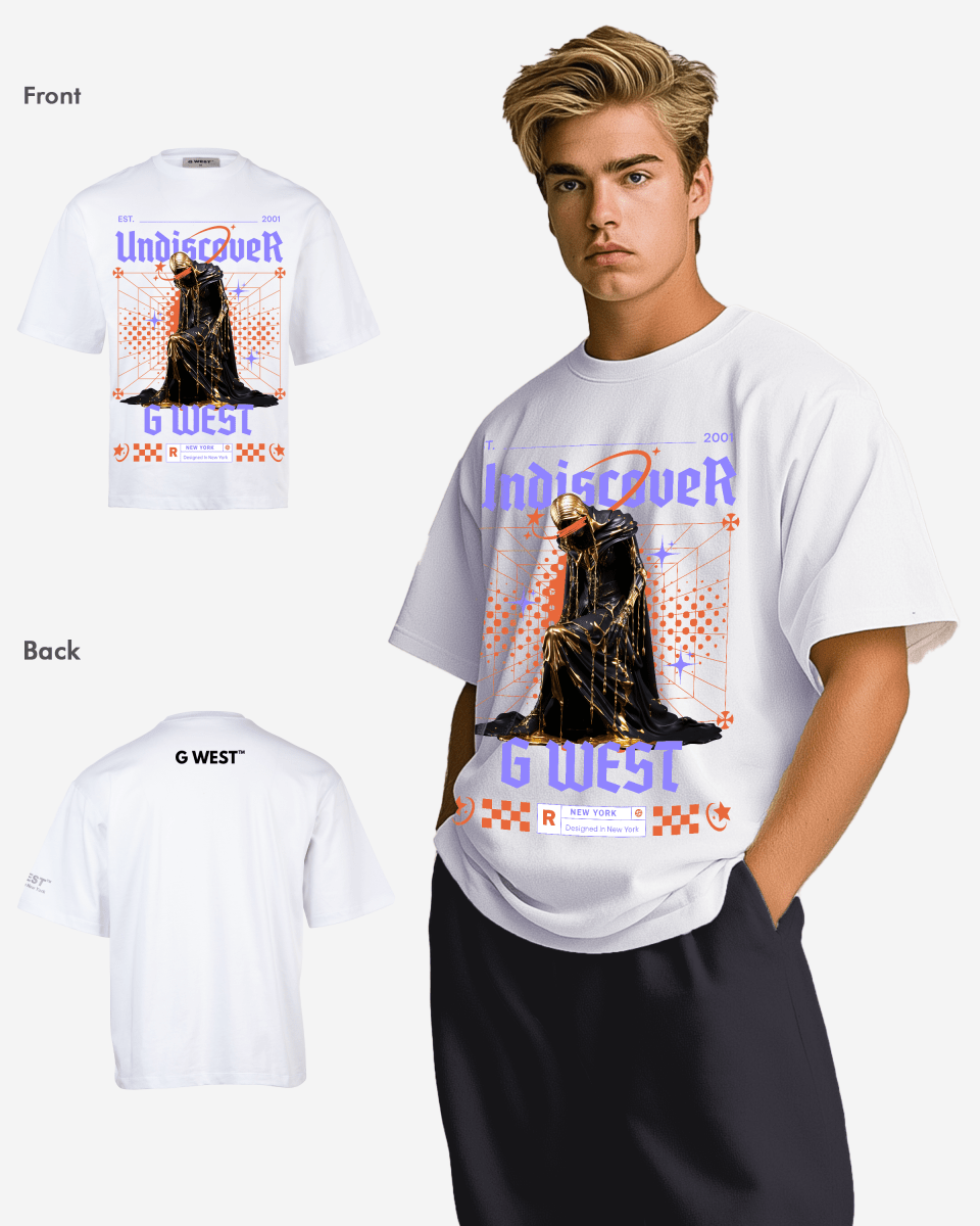 G - WEST UNDISCOVER OVERSIZED TEE GWROJMT164 - G West
