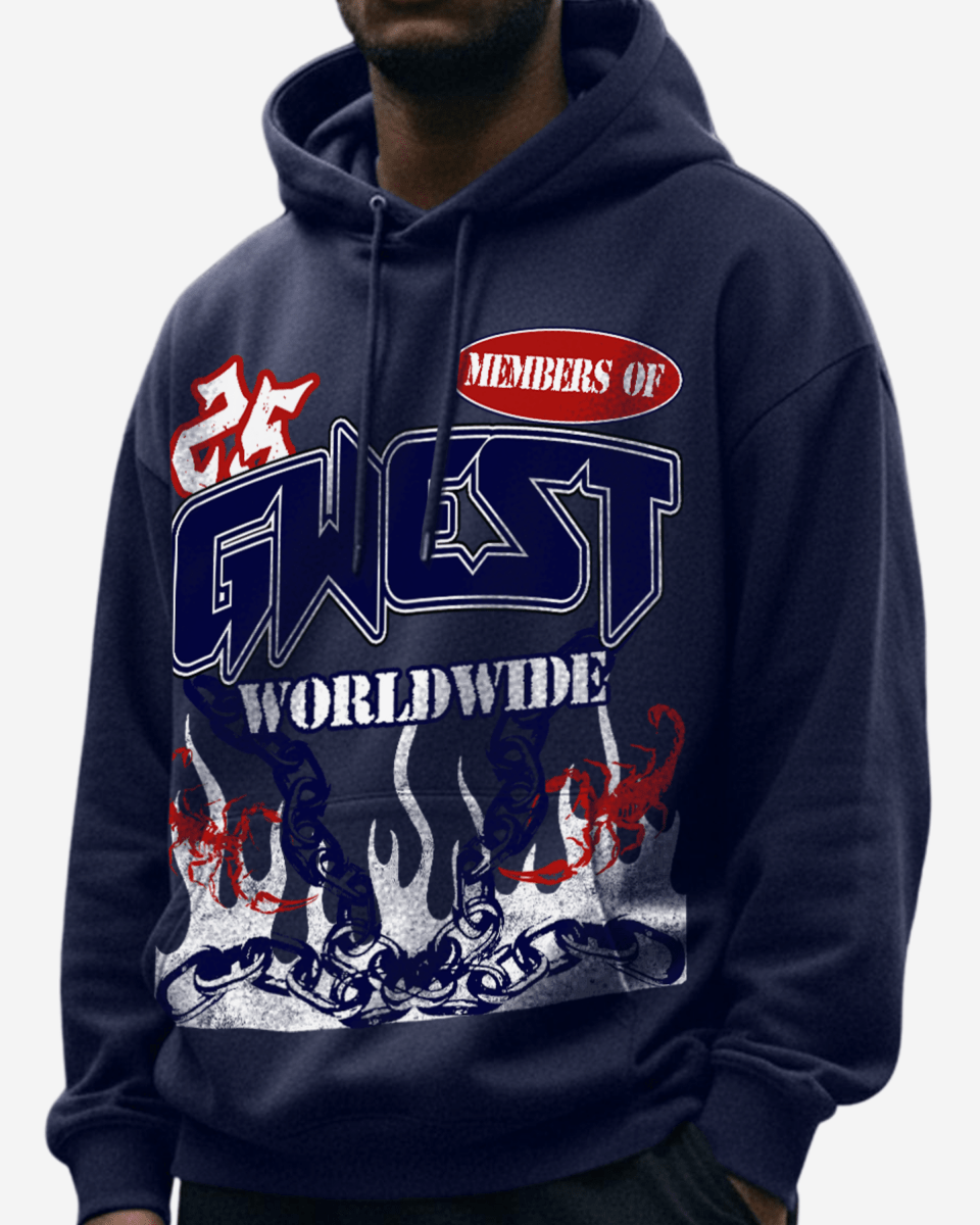 G West United Flames Men's Hoodie - G West