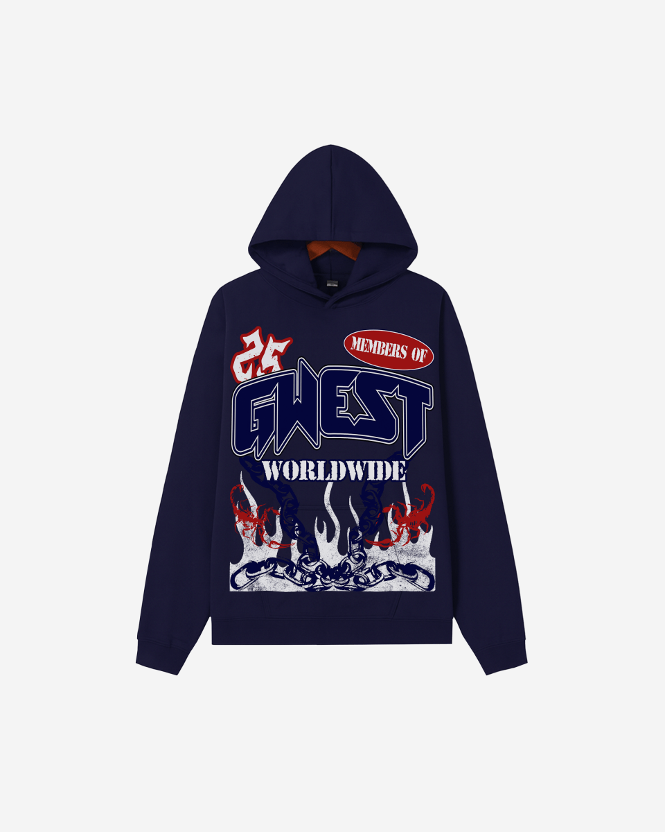 G West United Flames Men's Hoodie - G West